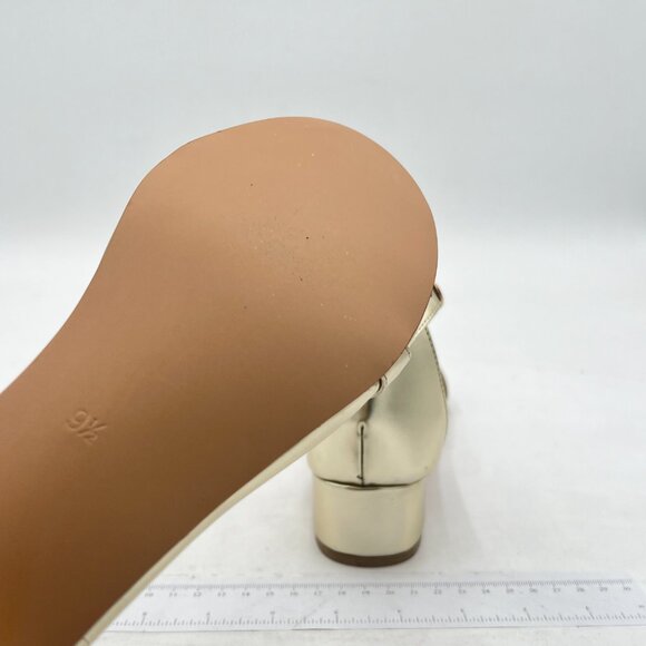 XYD Rose Gold Open Toe Ankle Strap Buckled Low Chunky Heel Dress Sandals - Picture 6 of 8